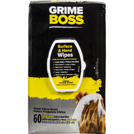 Grime Boss Fiber Blend Cleaning Wipes 10 in. W X 8 in. L (Pack of 8)
