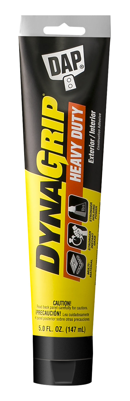 Dap 27508 5 Oz DynaGrip® Heavy Duty Exterior & Interior Construction Adhesive