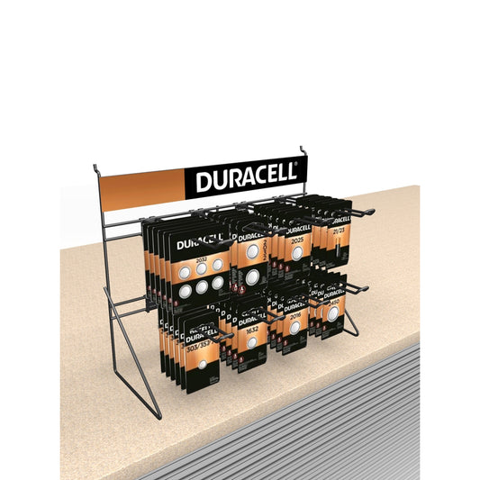 Duracell Black Rack Counter Display Metal