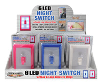 Blazing LEDz Assorted LED Night Switch (Pack of 12)