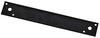 National Hardware 14 in. H X 1.5 in. W X 0.125 in. D Black Carbon Steel Flat Strap Brace (Pack of 5).