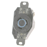 Leviton 20 amps 250 V Faceless Black Outlet L6-20R 1 pk