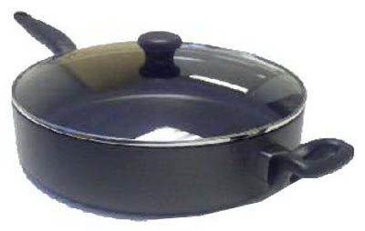 Get A Grip Black Jumbo Cooker With Glass Cover