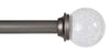Kenney Pewter Silver Walden Curtain Rod 28 in. L X 48 in. L