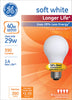GE 29 W A19 A-Line Incandescent Bulb E26 (Medium) Soft White 4 pk