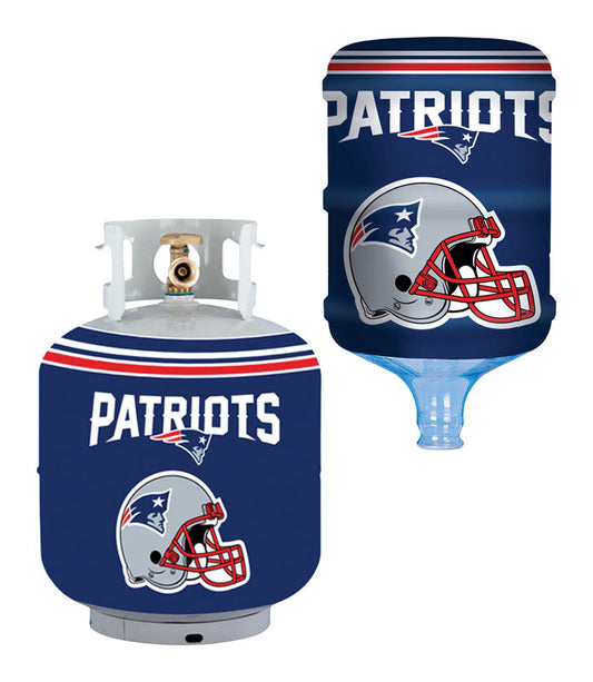 Bottle Skinz  New England Patriots  Polyester  Propane Tank Cover