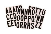 Hy-Ko 2 in. Black Vinyl Self-Adhesive Letter Set A-Z 1 pc. (Pack of 10)