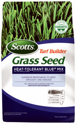 Turf Builder Heat-Tolerant Blue Grass Seed Mix 20-Lbs. Covers 5,000 Sq. Ft.