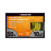 Monster Just Power It Up Yellow Rubber 15A 125V 1875W 10/3 SJTW Extension Cord 50 L ft.