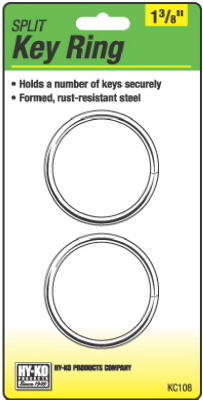 2PK1-3/8"Split Key Ring (Pack of 5)