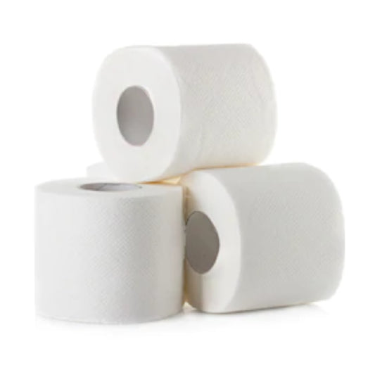 Vinda Paper White 12-Roll 3-Ply 220-Sheet Rapid Dissolving Toilet Paper (Pack of 4).