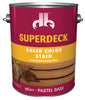 Superdeck Solid Pastel Base Acrylic Latex Wood Stain 1 gal. (Pack of 4)