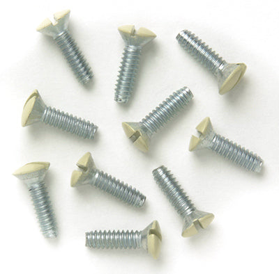 Wall Plate Replacement Screws, Ivory