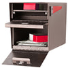 Mail Boss  Classic  Galvanized Steel  Curbside  Bronze  Lockable Mailbox  13-1/4 in. H x 11-1/4 in. W x 21 in. L