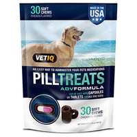 Soft Chew Pill Dog Treat, Chicken Flavored, 30-Pk.