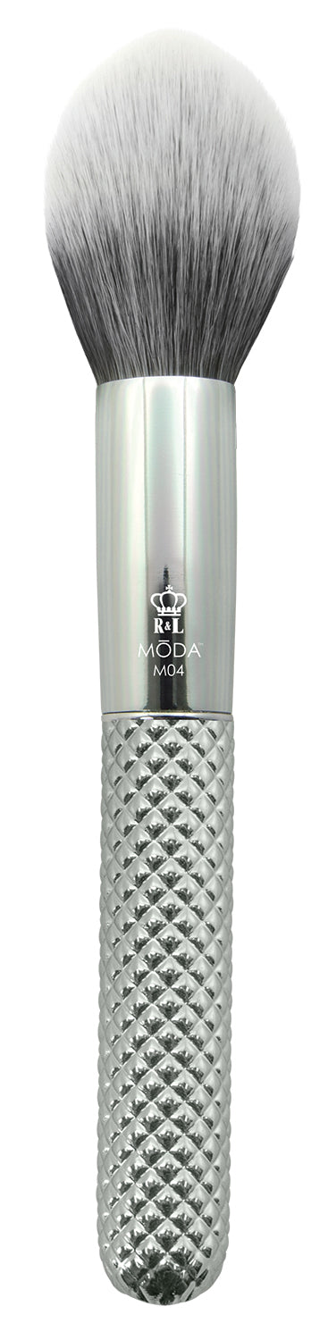 Royal Brush Mfg M04 2" X 1.5" Silver Moda™ Metallics Blush Brush