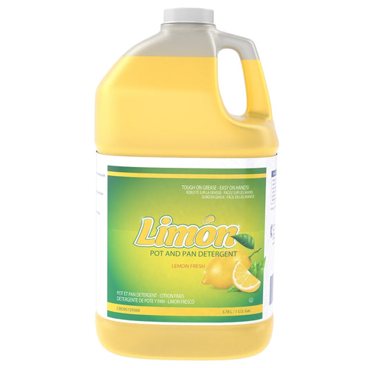 Limon Lemon Scent Liquid Dish Soap 1 gal. (Pack of 4)