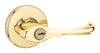 Kwikset  Dorian  Polished Brass  Entry Lockset  ANSI/BHMA Grade 3  1-3/4 in.