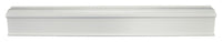 Plastx 3 in.   H X 4 ft. W 1-Way White ABS Plastic Baseboard Heater Cover