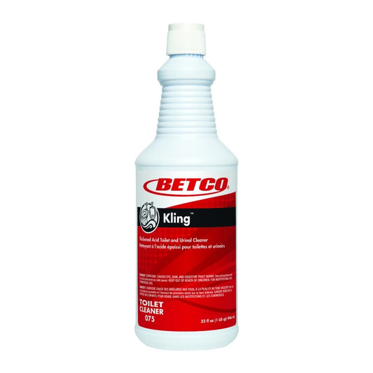 Betco Kling Mint Scent Toilet Bowl Cleaner 32 oz. Liquid (Pack of 12)