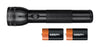 Mag-Lite Aluminum Black 168 lm. D Battery Non-Rechargeable LED Flashlight 2.25 L x 2.25 W x 10 H in.