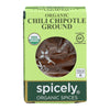 Spicely Organics - Organic Chipotle Chili - Ground - Case of 6 - 0.45 oz.
