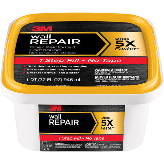 3M Wall Repair Off-White All Purpose Fiber Reinforced Compound 32 oz.
