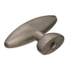 Amerock Allison Oval Cabinet Knob 1-9/16 in. D 15/16 in. Satin Nickel 1 pk