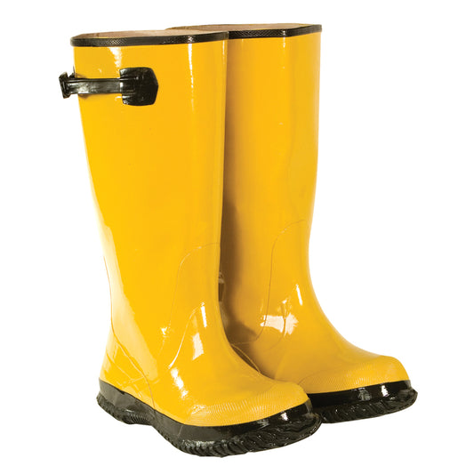CLC Climate Gear Unisex Slush/Rain Boots 12 US Black/Yellow