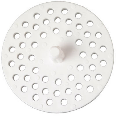 Garbage Disposal Strainer, White Plastic (Pack of 5)