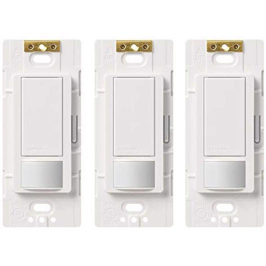 Lutron Maestro White 600 W Wireless Dimmer Switch 3 pk