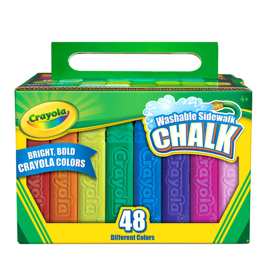 Crayola 51-2048 Sidewalk Chalk 48 Count (Pack of 2)