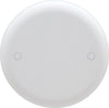 Thomas & Betts  Round  PVC  1 gang Outlet Box Cover  For Ceiling Boxes
