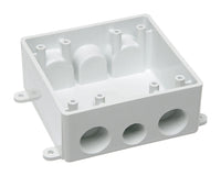 Pvc Tbox Wp 2G1/2&3/4Wht (Case Of 6)