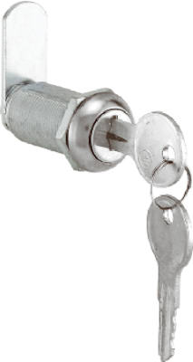 Prime-Line Defender Security Chrome Silver Stainless Steel Cabinet/Drawer Lock