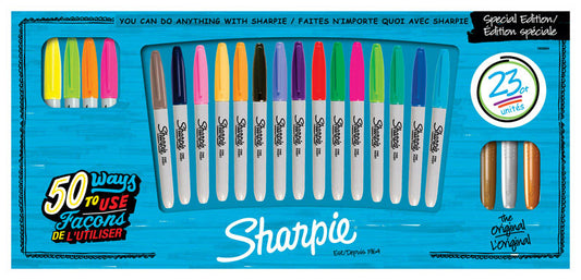 Sharpie  Special Edition  Assorted  Fine Tip  Permanent Marker  23 pk