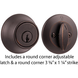 660 11P RCAL 3223 K3 1-Cyl Deadbolt - Venetian Bronze