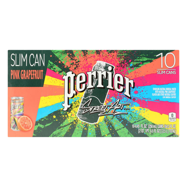 Perrier Sparkling Natural Mineral Water - Pink Grapefruit - Case of 3 - 250 ml (Pack of 3)