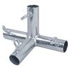 AHC P4I Silver Galvanized Steel Round Canopy Fitting