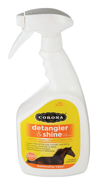 Mannapro  Corona  Liquid  Detangler & Shine  For Horse 32 oz.