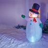 Gemmy Polyester Multicolored Light Show Snowman Plug-In LED Christmas Inflatable 90.16 H in.