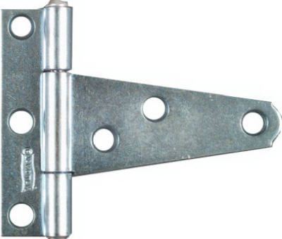 Bisagra en T, zinc, 2 pulg.