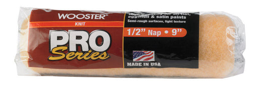 Wooster  Pro Series  Knit  9 in. W x 1/2 in.  Paint Roller Cover  1 pk
