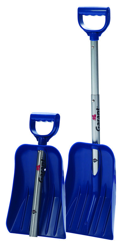 Garant 8.75 in. W X 29.75 in. L Poly Compact Snow Shovel