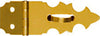 National Hardware Solid Brass 1-7/8 in. L Decorative Hasp 1 pk