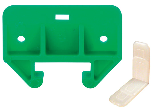 Prime Line Ccsc7159 1-1/8 Green Plastic Drawer Track Guide Kit (Pack of 100)