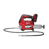 Milwaukee Metal Red 2-Speed Cordless Electric Grease Gun Kit 48 L in. Hose 18V 10,000 PSI