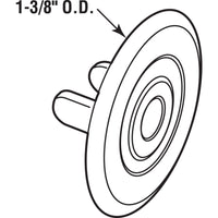 Prime Line S4443 White Plastic Shock Guards 12 Count