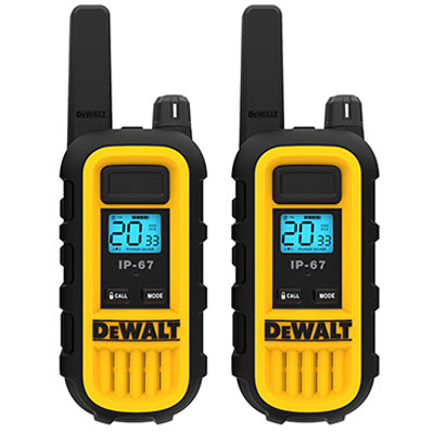 Walkie Talkies, Heavy-Duty, 250,000-Sq. Ft. Range, Pr.