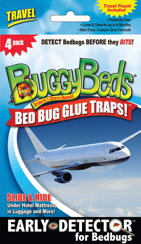 BuggyBeds Travel Glue Trap 4 pk